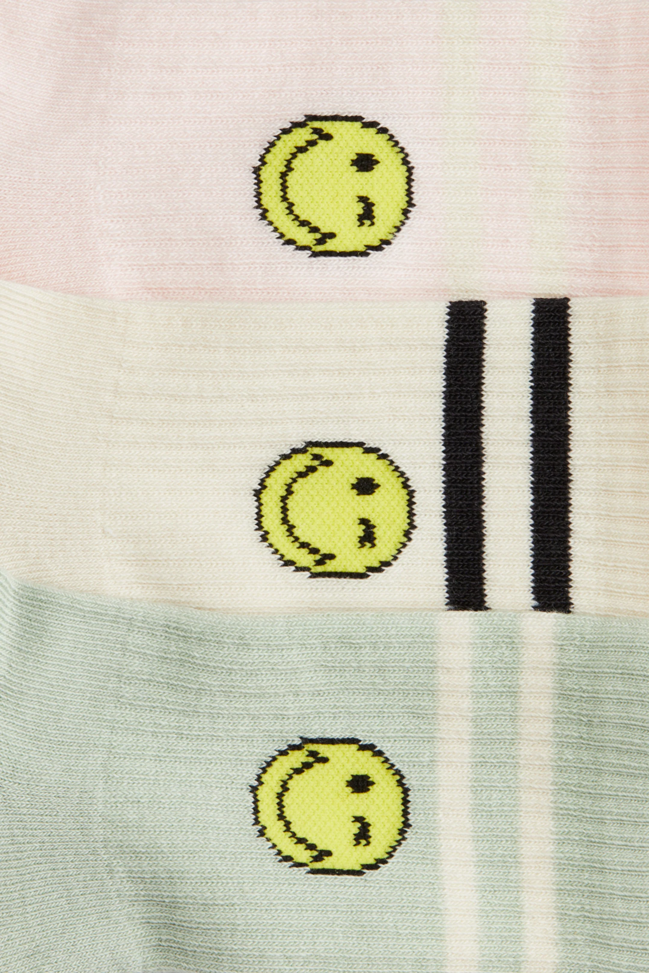 5-Pack Intarsia Motif Socks - H&M | SmileyWorld - Image 3