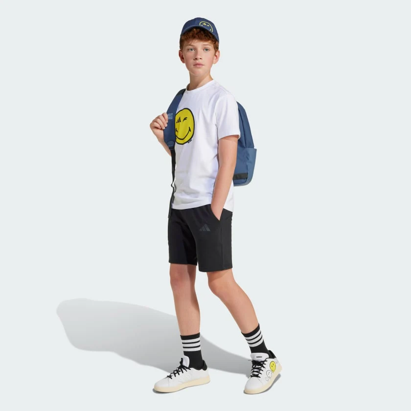 Adidas x SmileyWorld Graphics White Tee Kids | Youth 8-16 Years Sportswear - Image 4
