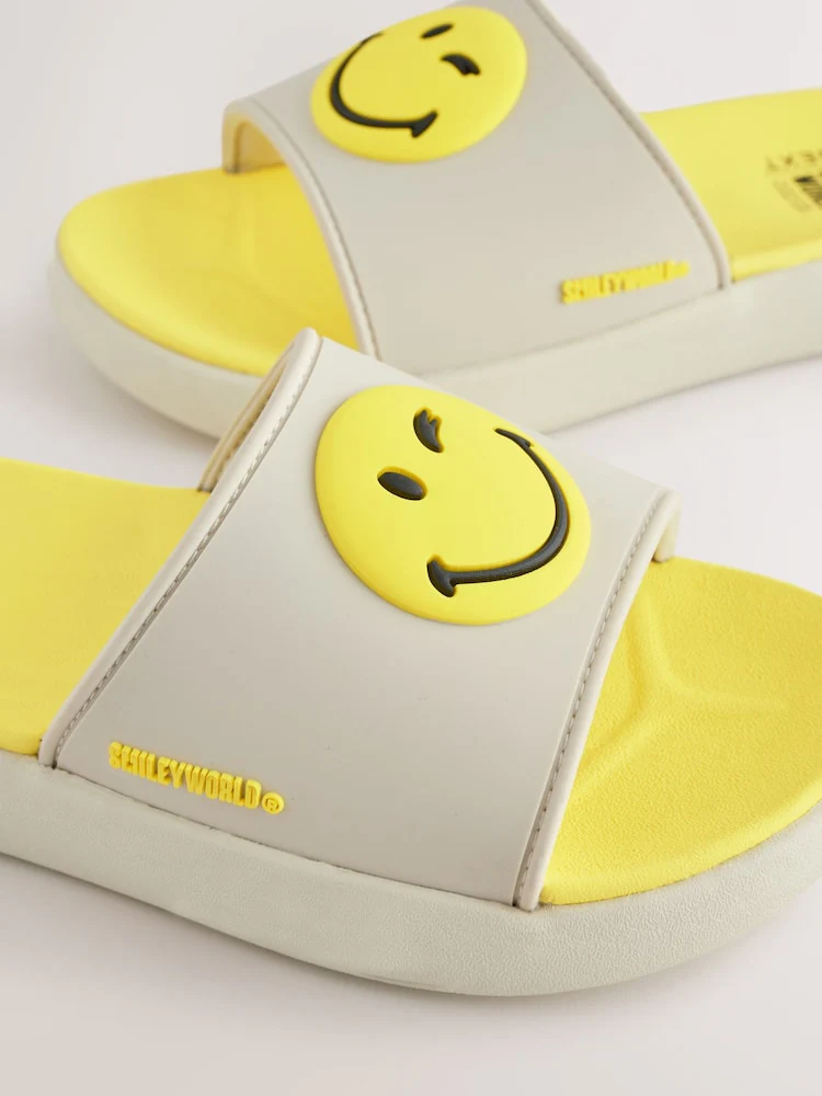 Bone White SmileyWorld Beach Sliders - Image 4