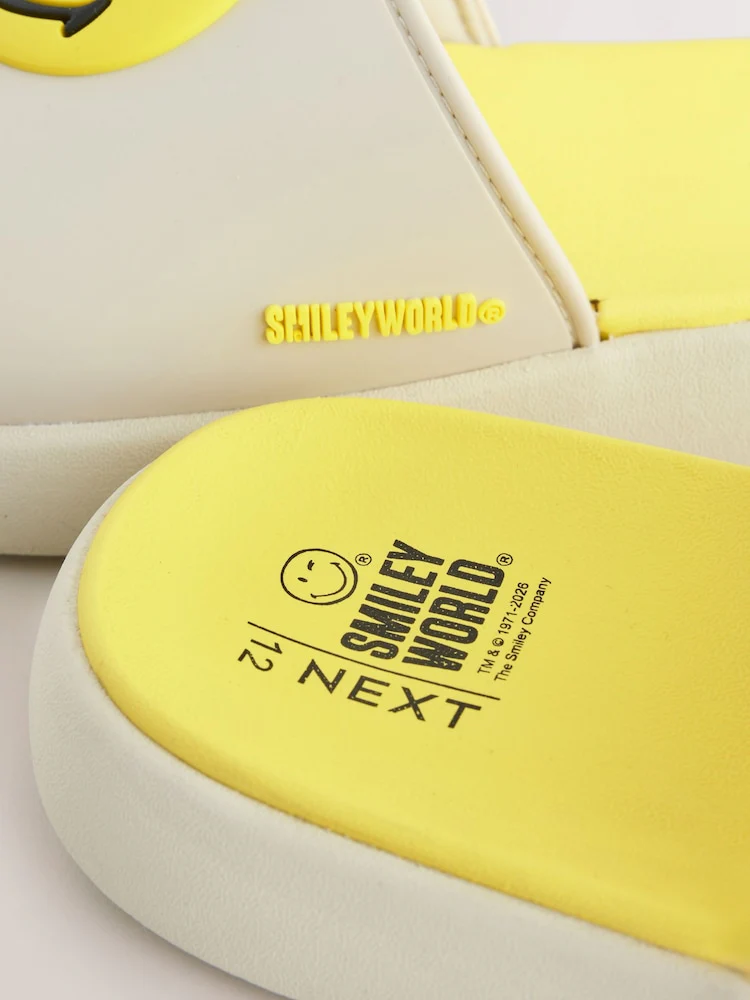 Bone White SmileyWorld Beach Sliders - Image 5