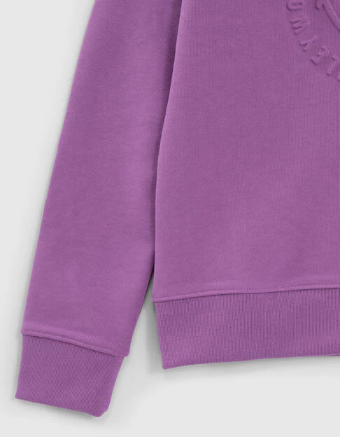 Boys’ Purple Sweatshirt with Embossed SmileyWorld Image - Image 6
