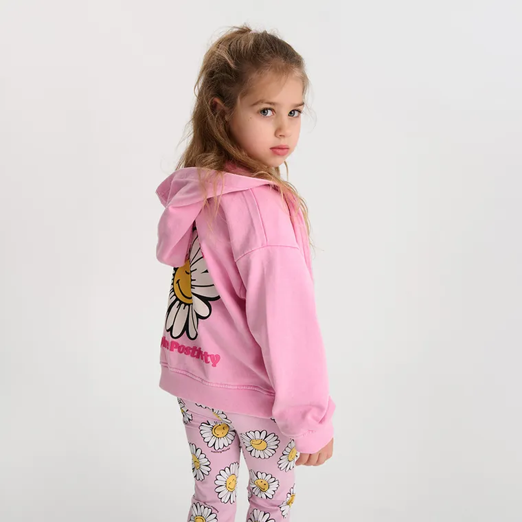 Cool Club, Girls' Leggings, Flare, Pink, SmileyWorld - Image 4