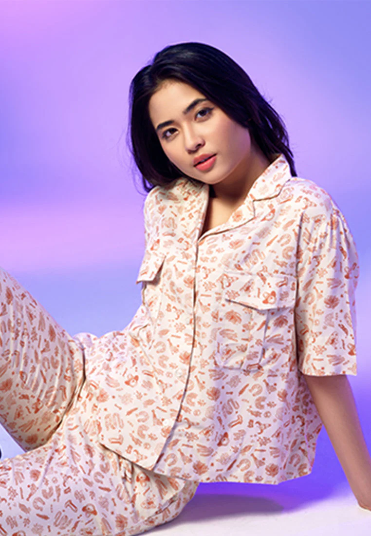 SmileyWorld - Cotton Material Short Sleeve Shirt - Chlories - Image 3