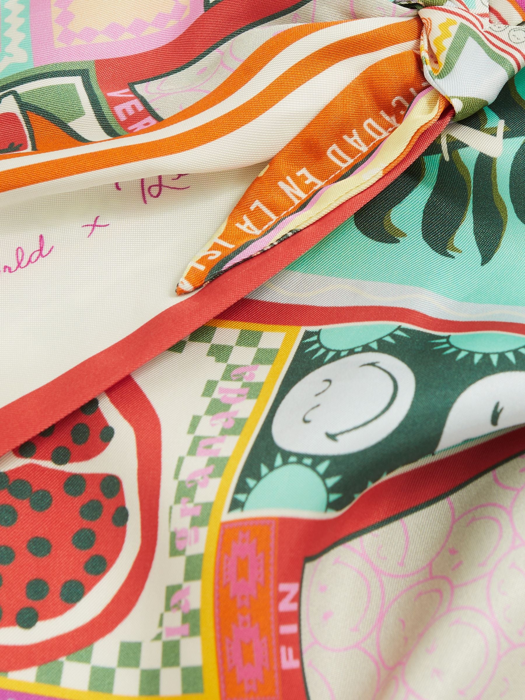 SmileyWorld | Reiss Motif Print Top in Multi - Image 4