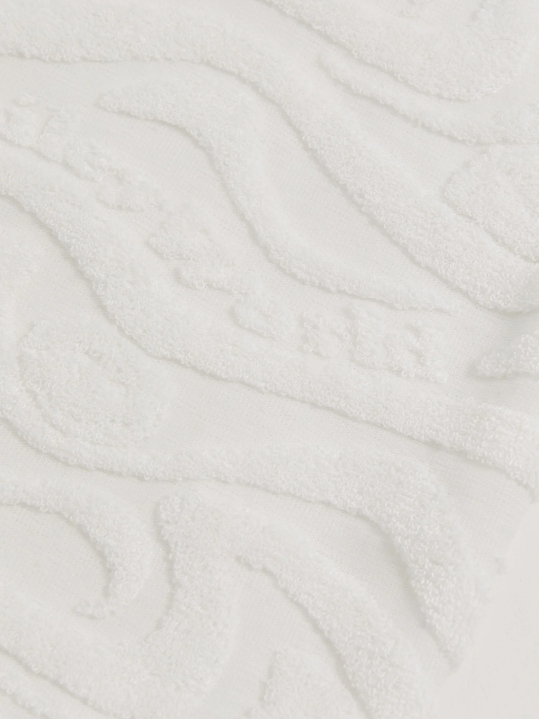 SmileyWorld | Reiss Wave Texture Shirt in White - Image 4