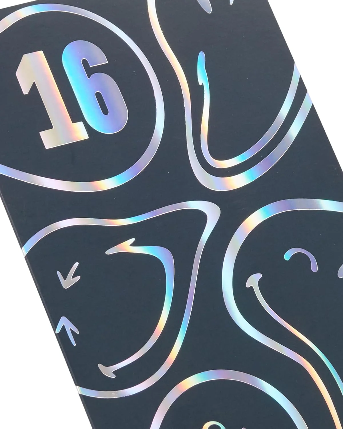 UK Greetings | Smiley World 16th Birthday Card | Happy Birthday Gifts | Him, Boys, Men | Silver Foil Design | With Envelope | 13.3x18.4cm - Image 4