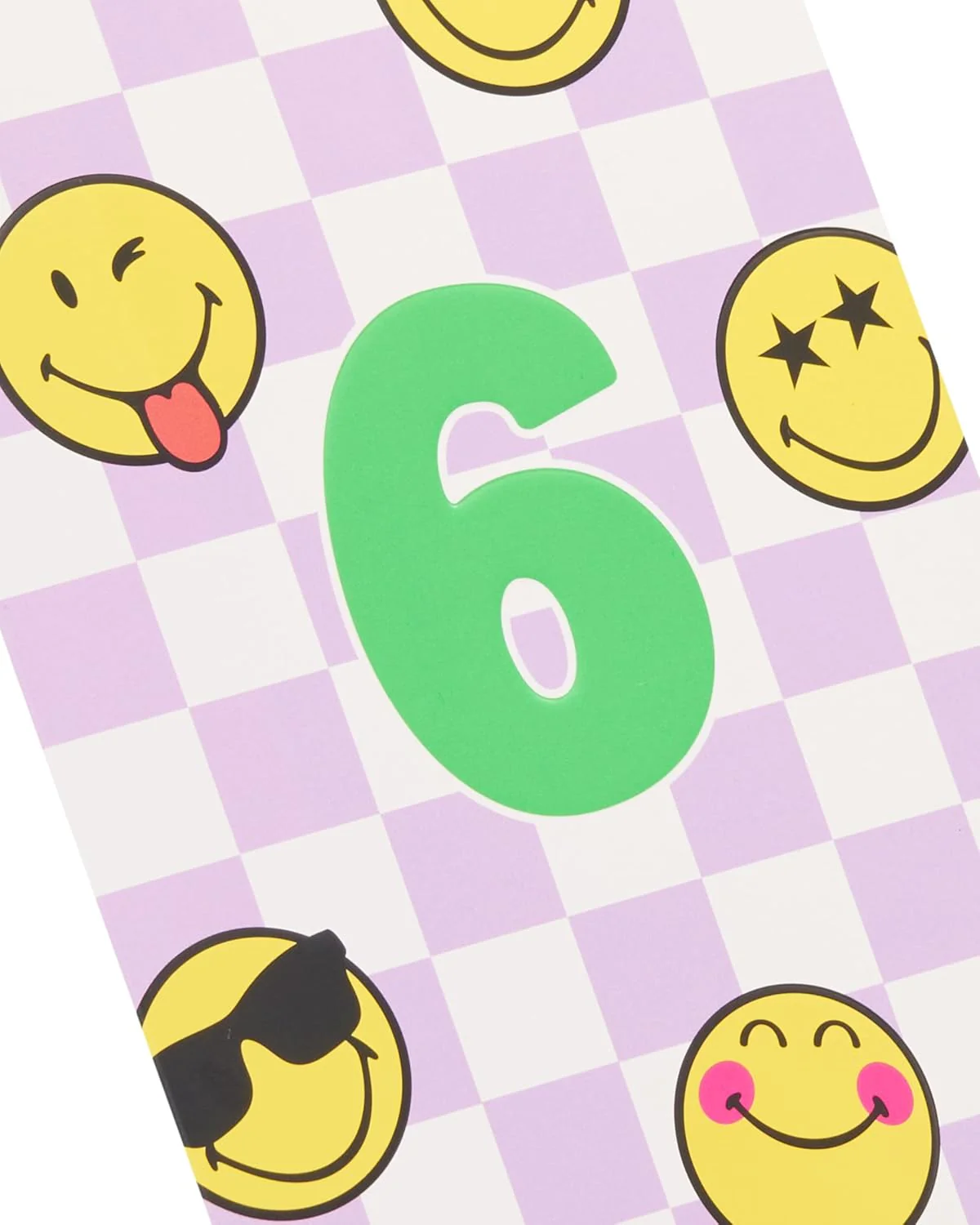 UK Greetings | Smiley World 6th Birthday Card | Happy Birthday Gifts | Him, Boys, Men | Silver Foil Design | With Envelope | 13.3x18.4cm - Image 4